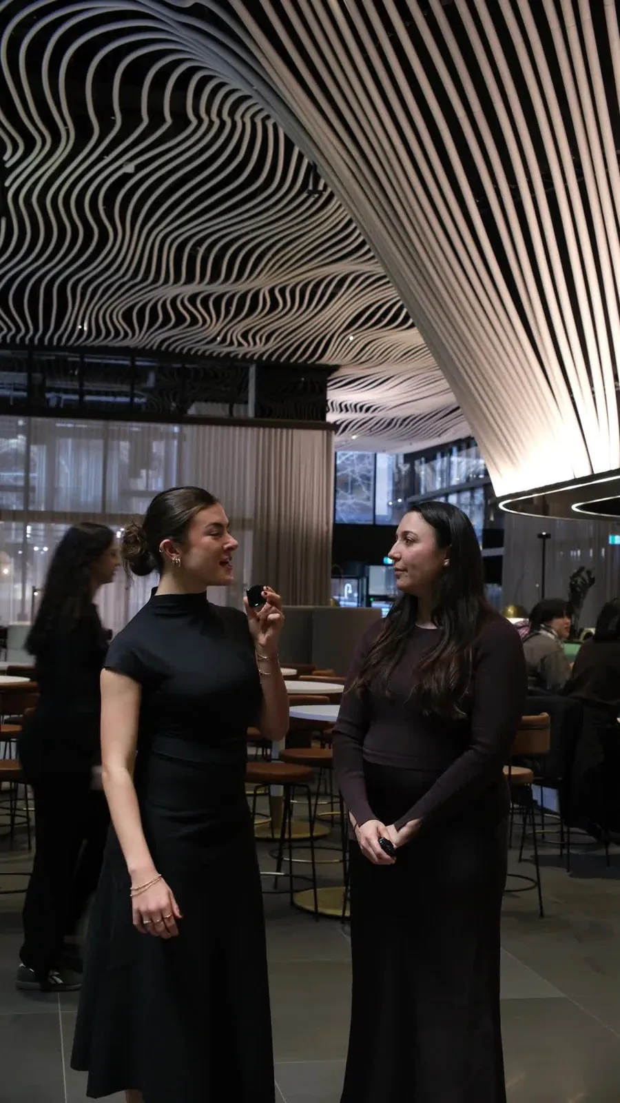 Emilija answering question three